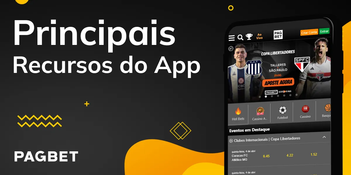 Principais características da aplicação móvel da Pagbet Brasil